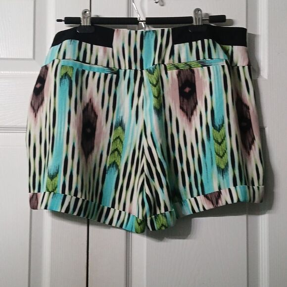 Jennifer Lopez multicolor shorts Sz 14 EUC - Picture 6 of 9